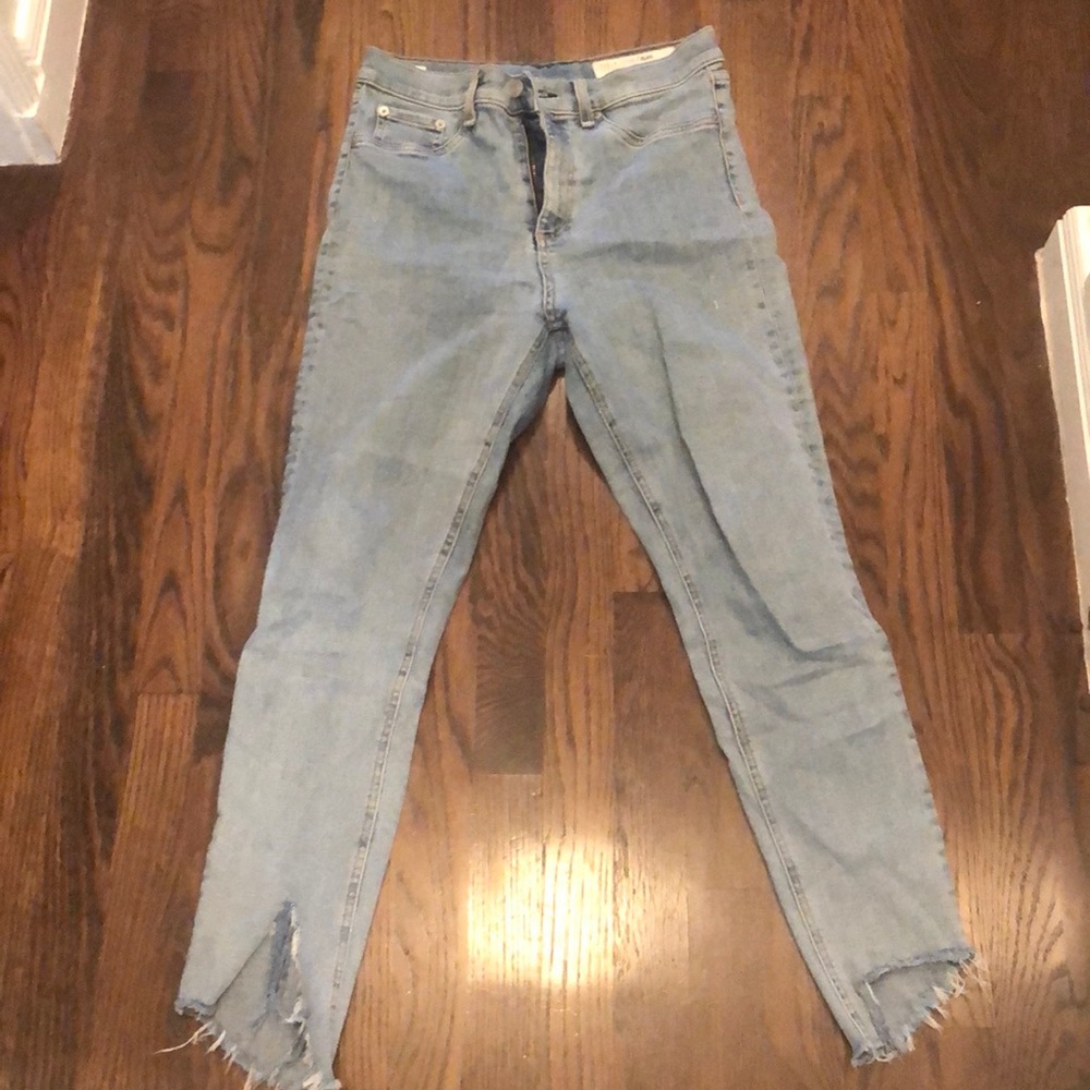 Rag and Bone High rise ankle skinny 31